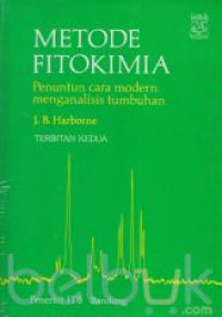 Metode Fitokimia: penuntun cara modern menganalisis tumbuhan