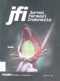 Jurnal Farmasi Indonesia (JFI) Rosella Volume 7 - Nomor 1 - Januari 2014