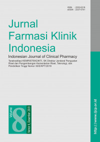 Jurnal Farmasi Klinik Indonesia Volume 8, Nomor 4, Desember 2019