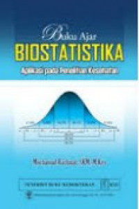 Buku Ajar Biostatistika:aplikasi pada penelitian kesehatan