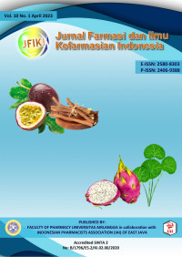 Jurnal Farmasi dan Ilmu Kefarmasian Indonesia Vol. 10 No. 1 April 2023