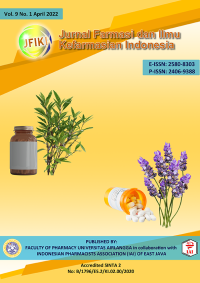 Jurnal Farmasi dan Ilmu Kefarmasian Indonesia Vol. 9 No. 1 April 2022