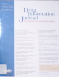 Drug Information Journal = official publication of the drug information association vol.41,no.2,2007