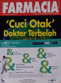 Farmacia = 'cuci otak' dokter terbelah vol XII no 9 april 2013