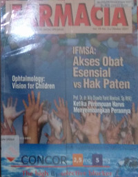 Farmacia : akses obat esensial vs hak paten vol vii no 3 oktober 2007