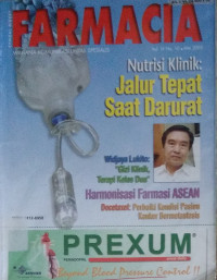 Farmacia  = nutrisi klinik : jalur tepat saat darurat