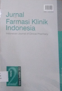 Jurnal Farmasi Klinik Indonesian : indonesian journal clinical pharmacy