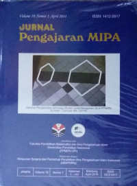 jurnal Pengajaran Mipa Vol.19,No.1