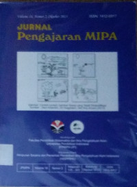 Jurnal Pengajaran Mipa Vol.18,No.Nomor 2,Oktober 2013