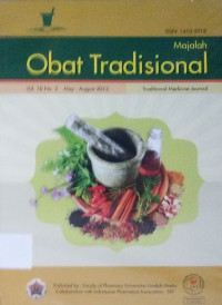 Majalah Obat Tradisional Vol 18 no 2 may - august 2013