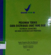 Pedoman Teknis Cara Distribusi Obat yang Baik