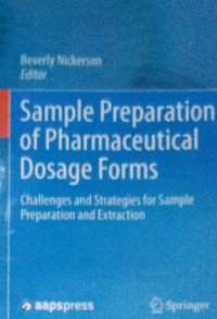 Sample Preparation Of Pharmaceutical Dosage Forms