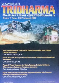 Wawasan Tridharma : majalah ilmiah kopertis Wilayah IV Nomor 7 Tahun XXIV Februari 2012